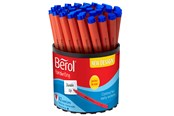 Utensilien zum Schreiben und Zeichnen - Berol Schreibstifte, 0,7mm, runde Form, 42er Pack, Blau - 2066665
