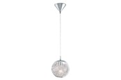 Lampen - EGLO LUBERIO Hängeleuchte, klar, alu - 93073