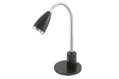 Lampen - EGLO FOX Tischleuchte, anthrazit, chrom - 92873