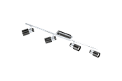 Lampen - EGLO DAVIDA 1 Spot, nickel-nero - 30835