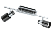 Lampen - EGLO DAVIDA 1 Spot, nickel-nero - 30833