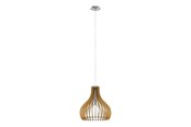 Lampen - EGLO TINDORI Hängeleuchte, ahorn - 96258