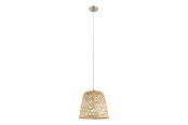 Lampen - EGLO KIRKCOLM Hängeleuchte, natur - 43113
