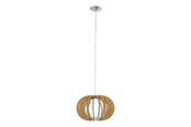 Lampen - EGLO STELLATO 1 Hängeleuchte, ahorn, weiss *DEMO* - 95598
