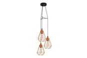 Lampen - EGLO TARBES Hängeleuchte, kupferfarben - 94196