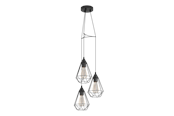 Lampen - EGLO TARBES Hängeleuchte, schwarz - 94191