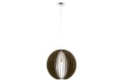 Lampen - EGLO COSSANO Hängeleuchte - nickel-matt/braun - 33208316