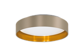 Lampen - EGLO MASERLO 2 Deckenleuchte, taupe, gold - 99541