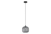 Lampen - EGLO MANTUNALLE 1 Hängeleuchte, schwarz-transparent - 99371
