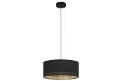 Lampen - EGLO ESTEPERRA Hängeleuchte, schwarz, gold - 99274