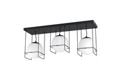 Lampen - EGLO VERSUOLA Deckenleuchte - schwarz/weiss - 99021