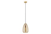 Lampen - EGLO ALOBRASE Hängeleuchte, amber - 98648