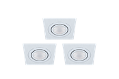 Lampen - EGLO AREITIO Einbauleuchte, alu-gebürstet - 98637