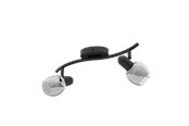 Lampen - EGLO POLLICA Spot, schwarz-transparent - 98625