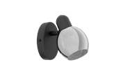 Lampen - EGLO POLLICA Spot, schwarz-transparent - 98624