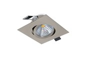 Lampen - EGLO SALICETO Einbauleuchte, nickel-matt - 98308
