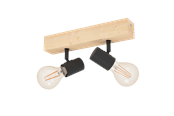 Lampen - EGLO TOWNSHEND 3 Spot, braun, schwarz - 99478