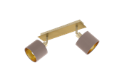 Lampen - EGLO VALBIANO Spot, cappuccino, gold - 97537