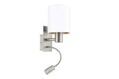 Lampen - EGLO PASTERI Wandleuchte, weiss, kupfer - 96484