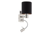 Lampen - EGLO PASTERI Wandleuchte, schwarz, kupfer - 96483
