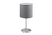 Lampen - EGLO PASTERI Tischleuchte, grau - 96376