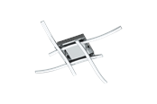 Lampen - EGLO VALMORA Deckenleuchte, weiss - 96327