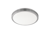 Lampen - EGLO COMPETA 1 Wand- / Deckenleuchte, weiss, nickel-matt - 96033
