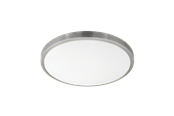 Lampen - EGLO COMPETA 1 Wand- / Deckenleuchte, weiss, nickel-matt - 96034