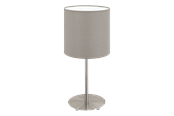 Lampen - EGLO PASTERI Tischleuchte, taupe - 95726
