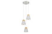 Lampen - EGLO TAREGA Hängeleuchte, braun, grau - 95526