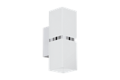 Lampen - EGLO PASSA Wandleuchte, chrom, weiss - 95377