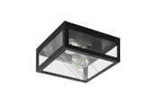 Lampen - EGLO ALAMONTE 1 Wand- / Deckenleuchte, klar - 94832