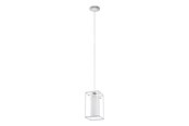 Lampen - EGLO LONCINO 1 Hängeleuchte, klar, weiss - 94377