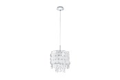 Lampen - EGLO FEDRA 2 Hängeleuchte, perlmutt, klar - 93092