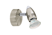 Lampen - EGLO MAGNUM-LED Spot, nickel-matt, chrom - 92641