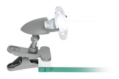 Lampen - EGLO LYDIA Klemmleuchte, silber - 85155