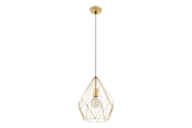 Lampen - EGLO CARLTON Hängeleuchte, goldfarben - 49933