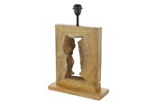 Lampen - EGLO RIBADEO Tischleuchte, braun - 49835