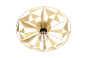 Lampen - EGLO CASTANUELO Wand- / Deckenleuchte, goldfarben - 43599
