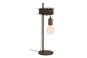 Lampen - EGLO TOWNSHEND 4 Tischleuchte, antik-braun, schwarz - 43525