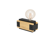Lampen - EGLO LAYHAM Tischleuchte, braun, schwarz - 43469