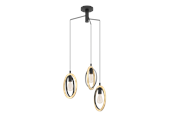 Lampen - EGLO BASILDON Hängeleuchte, schwarz, braun - 43463