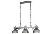 Lampen - EGLO LUBENHAM 1 Hängeleuchte, nickel-antik, creme *DEMO* - 43168