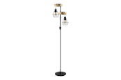 Lampen - EGLO TOWNSHEND 5 Stehleuchte, schwarz, braun - 44081