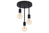 Lampen - EGLO WILMCOTE Deckenleuchte, schwarz - 43126