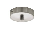 Zubehör (Halterungen, Steckdosen etc.) - EGLO LUMINAIRE LIKE YOU canopy with 1 outlet brushed steel - 33869