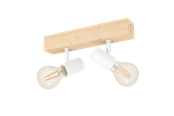 Lampen - EGLO TOWNSHEND 3 Spot, braun, weiss - 99483