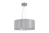 Lampen - EGLO MASERLO Hängeleuchte, grau, silber - 31606