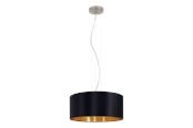 Lampen - EGLO PASTERI Hängeleuchte, anthrazit-braun - 31574