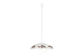 Lampen - EGLO VETRO Hängeleuchte, weiss, lila, schwarz - 3041
